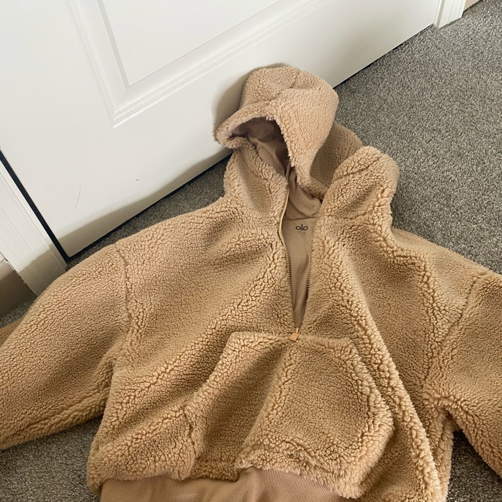Teddy cropped jacket
